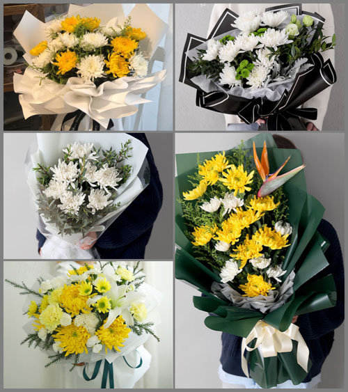 湖南永州冷水滩区伊塘镇白事花束代送